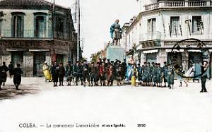 1845- Colea - Monument au General Lamoriciere et aux Spahis en 1930